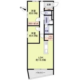 THE TAKASUNA KULTURC【1階】の間取り