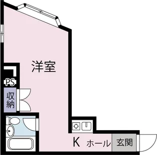クロノス橋本【1階】の間取り