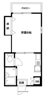 グリーンコーポ【2階】の間取り