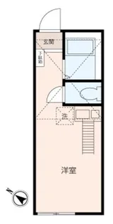 スパーブ追浜【1階】の間取り