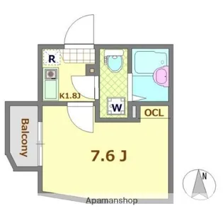 ラッフルズ・プレイス【1階】の間取り