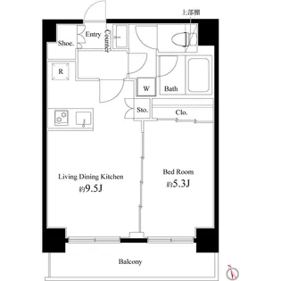 COURT BLANCHE【2階】の間取り