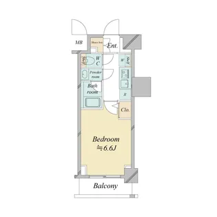 ドゥーエ新横浜【7階】の間取り