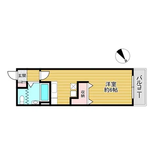 常緑ハイツ【7階】の間取り