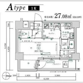 MAXIV武蔵新城TRE【3階】の間取り
