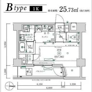 MAXIV武蔵新城TRE【3階】の間取り