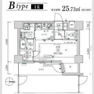 MAXIV武蔵新城TRE【1階】の間取り