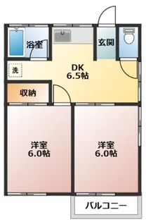 秋山荘【2階】の間取り
