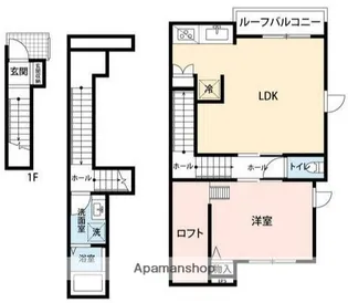 由比ヶ浜BASE【2階】の間取り