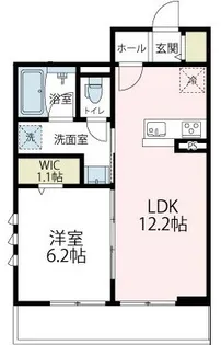 ヴァローレⅢ【101号室号室】の間取り