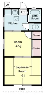 松風荘Ⅱ【1階】の間取り
