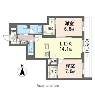 デア グランツ【3階】の間取り