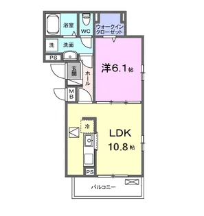 ルミエール【1階】の間取り