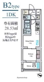 BRILLIA IST 洗足池の杜【4階】の間取り