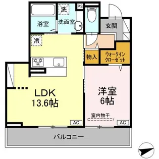 GREEN LINKS【2階】の間取り