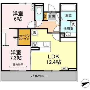 GREEN LINKS【3階】の間取り