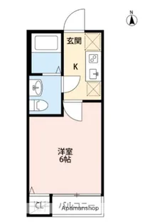 LAUREL観音【3階】の間取り