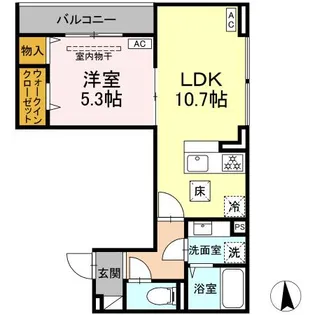 D’BLESS横濱岸根公園I【1階】の間取り