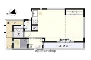 クリークハウス【2階】の間取り