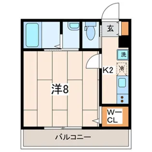 VILLAGE磯子Ⅰ【2階】の間取り