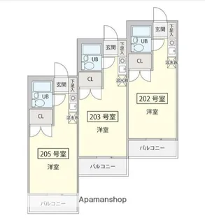 コーポ・アキ【2階】の間取り