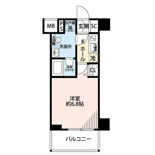 プレール・ドゥーク横濱子安【5階】の間取り