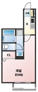 LAQLAS横浜星川【3階】の間取り