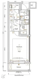 LOG登戸STATION SIDE【2階】の間取り