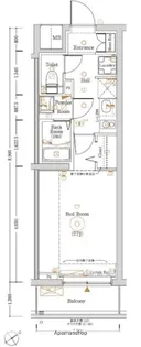 Log登戸Station side【3階】の間取り