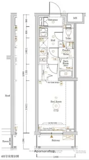 Log登戸station side【3階】の間取り