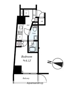 ARCOBALENO YOKOHAMAKOYASU【11階】の間取り