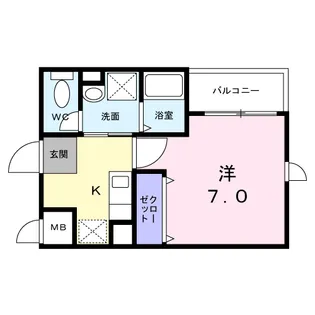 ヴァンベェール27【2階】の間取り