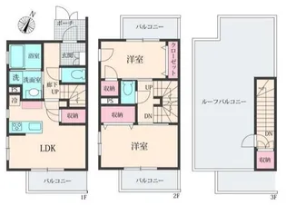 SKY GREEN【1階】の間取り