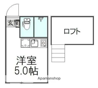 ユナイト衣笠マドレーヌの瞳【1階】の間取り