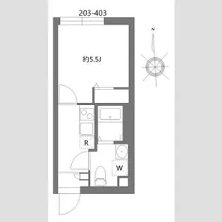 シティウォーク荏原中延【2階】の間取り
