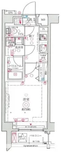 クレヴィスタ武蔵中原Ⅱ【5階】の間取り