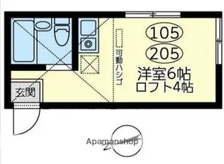 ユナイト田浦アステリオン【1階】の間取り