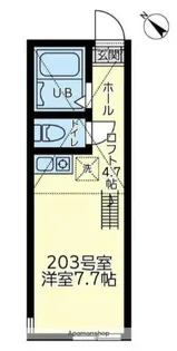ユナイト三春ウィンチェスター【2階】の間取り