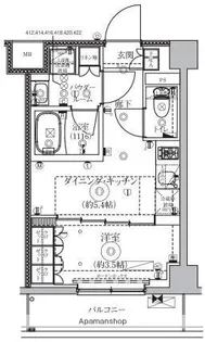 セジョリ横浜鶴見NORTH【2階】の間取り