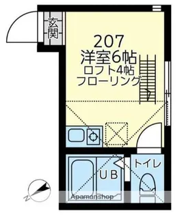 ユナイト桜本オブライエン【2階】の間取り