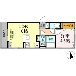 D’BLESS横濱赤門通り【3階】の間取り