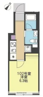 COMFORT YOKOHAMA【2階】の間取り