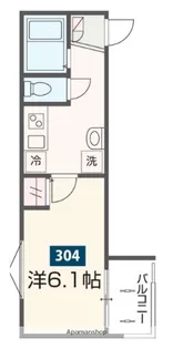 MELDIA上溝【3階】の間取り