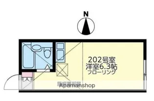 ユナイト衣笠ピッカーニャ【2階】の間取り