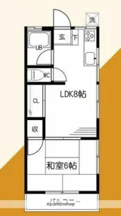 ひだまりヴィレッジ【2階】の間取り