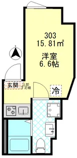 ムーンテラス多摩川【3階】の間取り