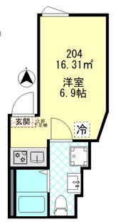 ムーンテラス多摩川【2階】の間取り