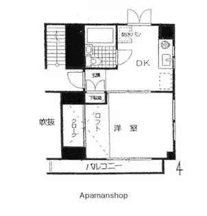 ベルハイム【3階】の間取り