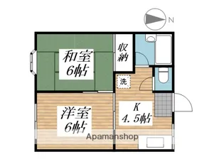 ヴィラ板戸A棟【2階】の間取り