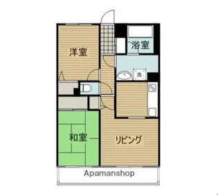 キャンベルハイツ綱島【1階】の間取り